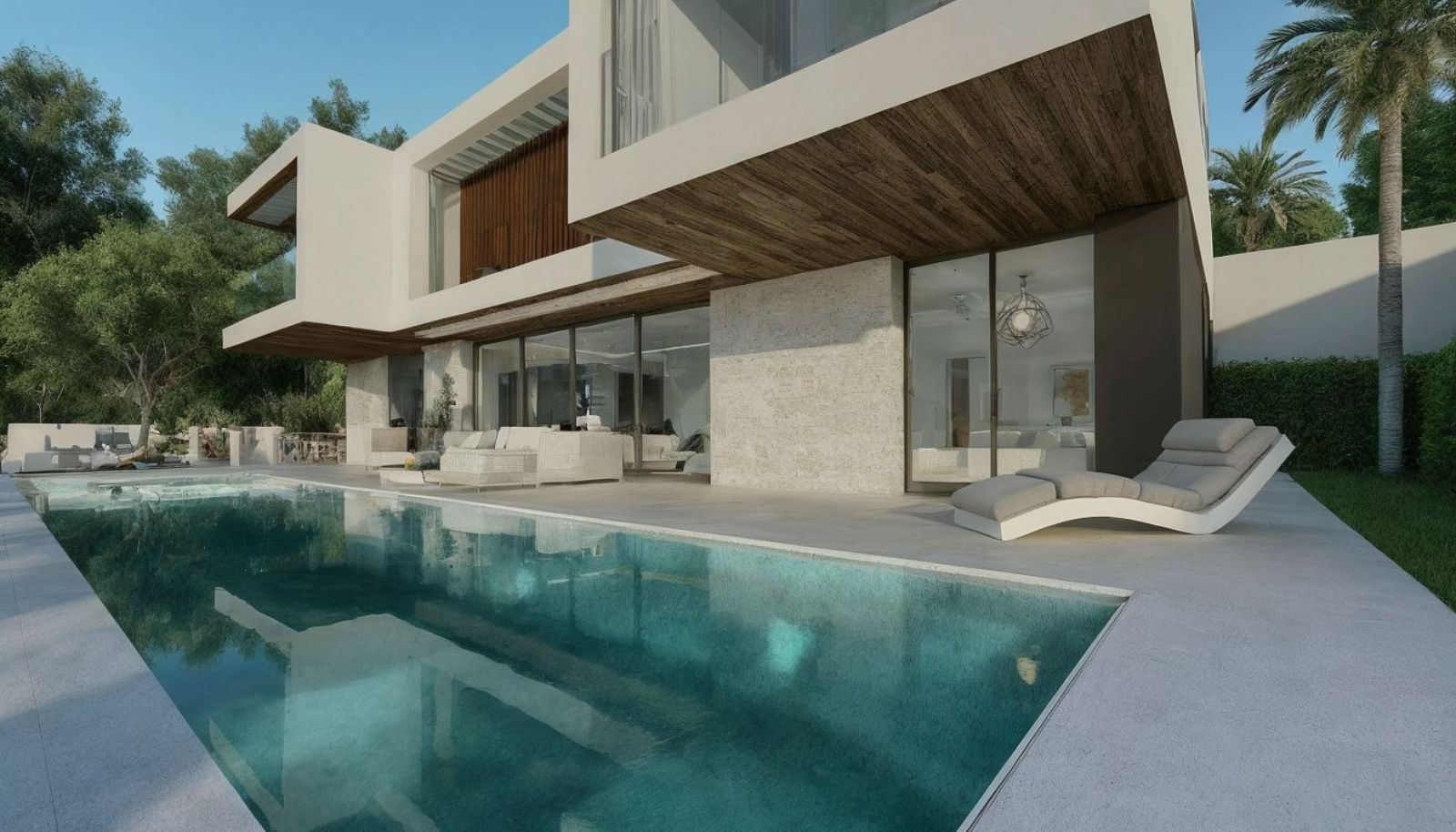 02 modern poolside living